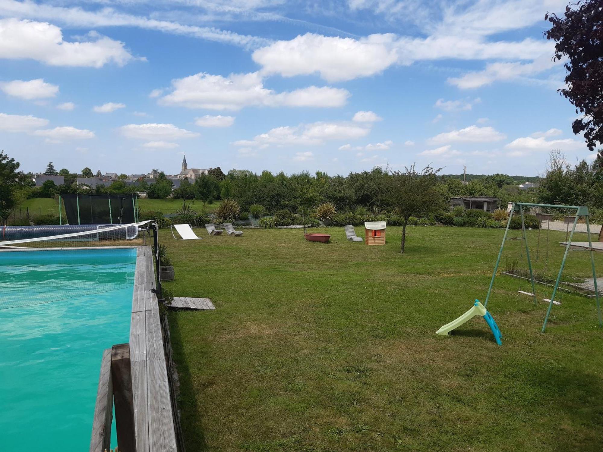 Maison A La Campagne - Piscine Beaulieu-sur-Layon Cameră foto